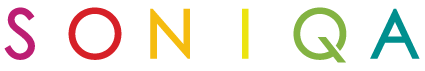 Logo SONIQA wersja pozioma - A - full kolor